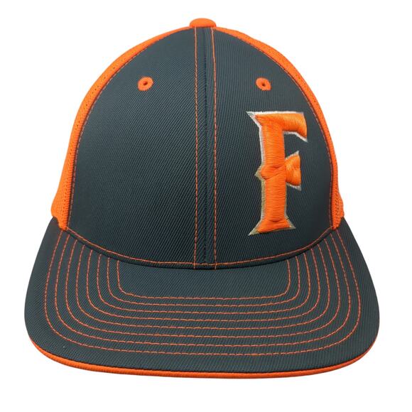 F Fitted Trucker Hat Multicolor 7 3/8 Lightweight Mesh Back Pacific Headwear - Picture 1 of 10